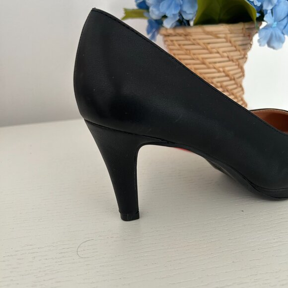 Leather Black Pumps - Picture 3 of 4